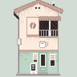 Cozy Cafe Pixel